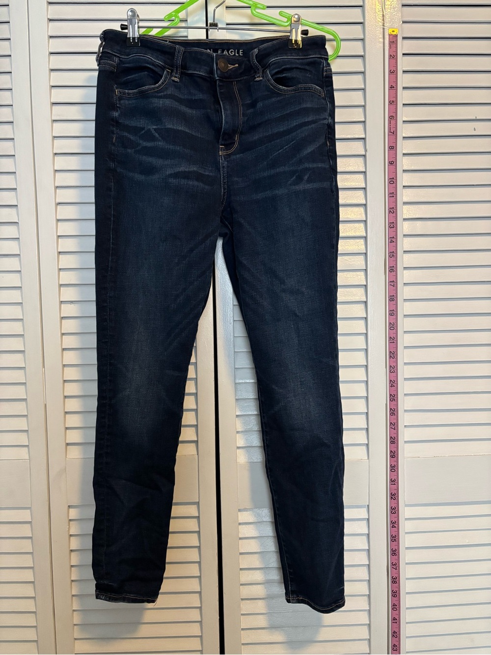 American Eagle Outfitters Women's Skinny Jeans - Dark Indigo Blue
